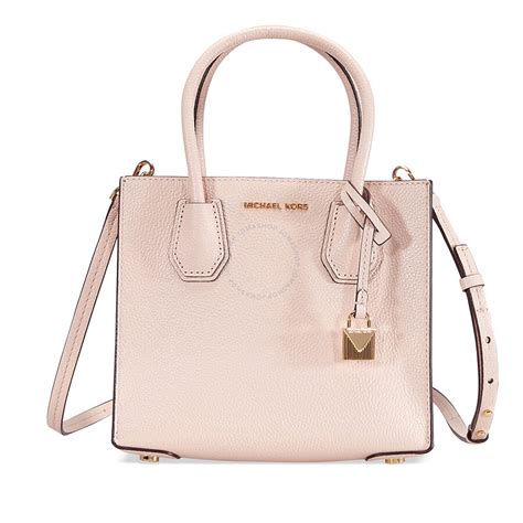 michael kors soft pink pebbled|Michael Kors Mercer Medium Mercer Pebbled Leather Crossbody .